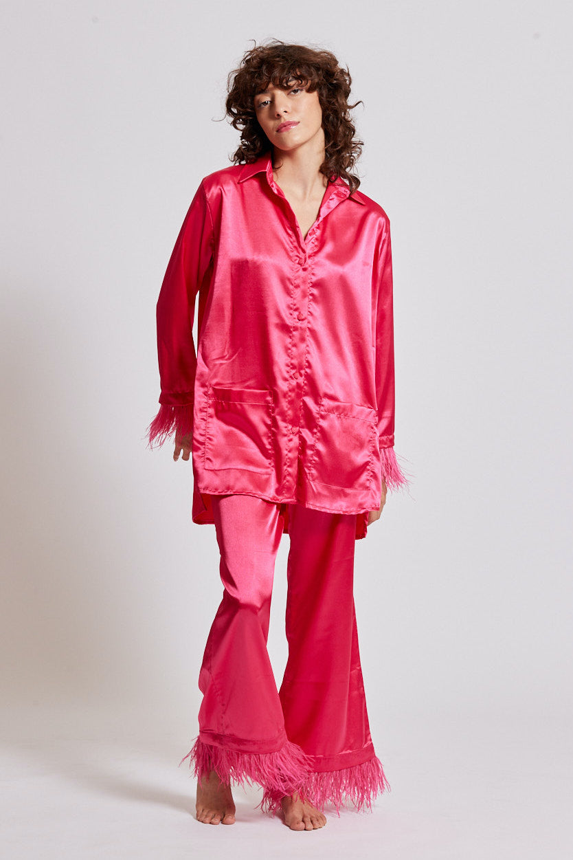 Maria Pants in Fuchsia