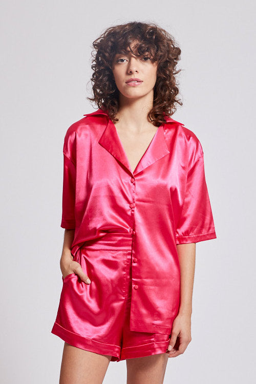 Sofia Shirt in Fuchsia