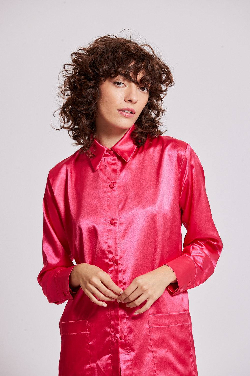 Alma Shirt in Fuchsia