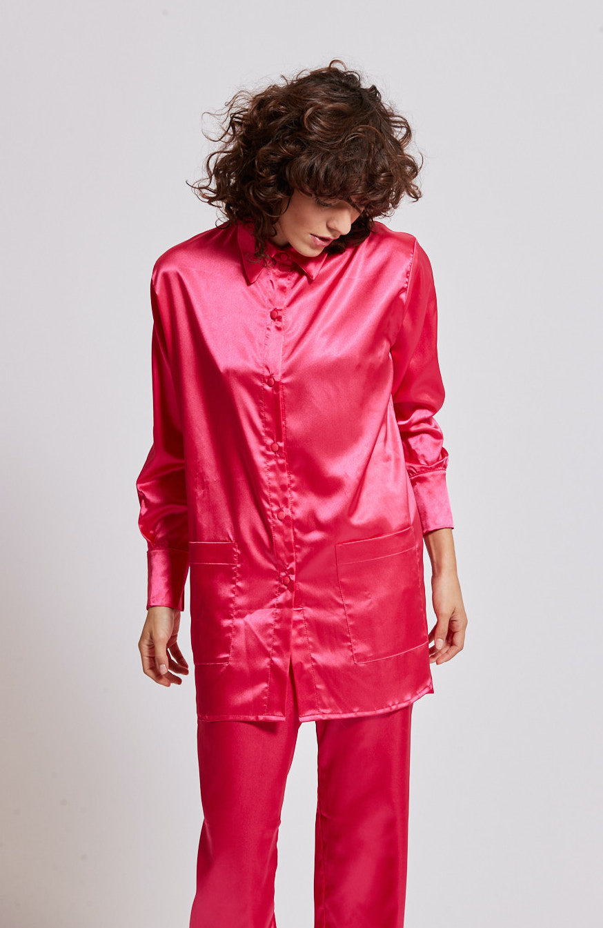Alma Shirt in Fuchsia