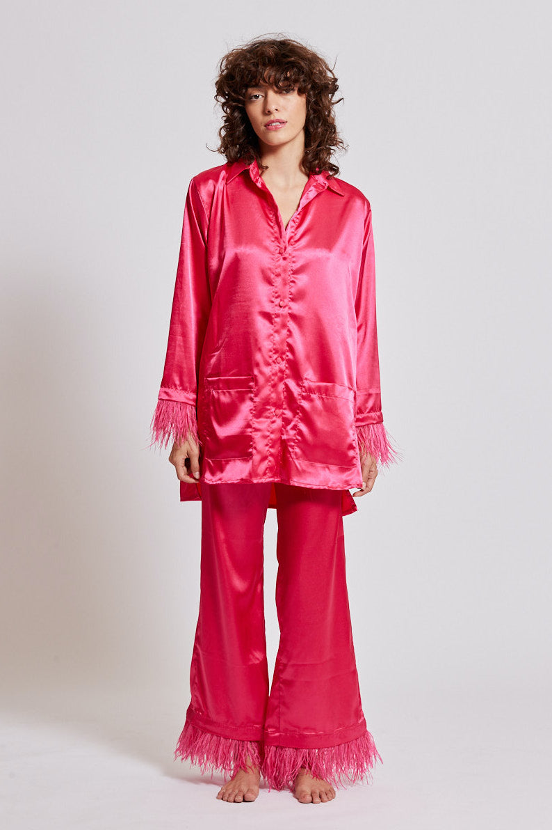 Maria Shirt in Fuchsia