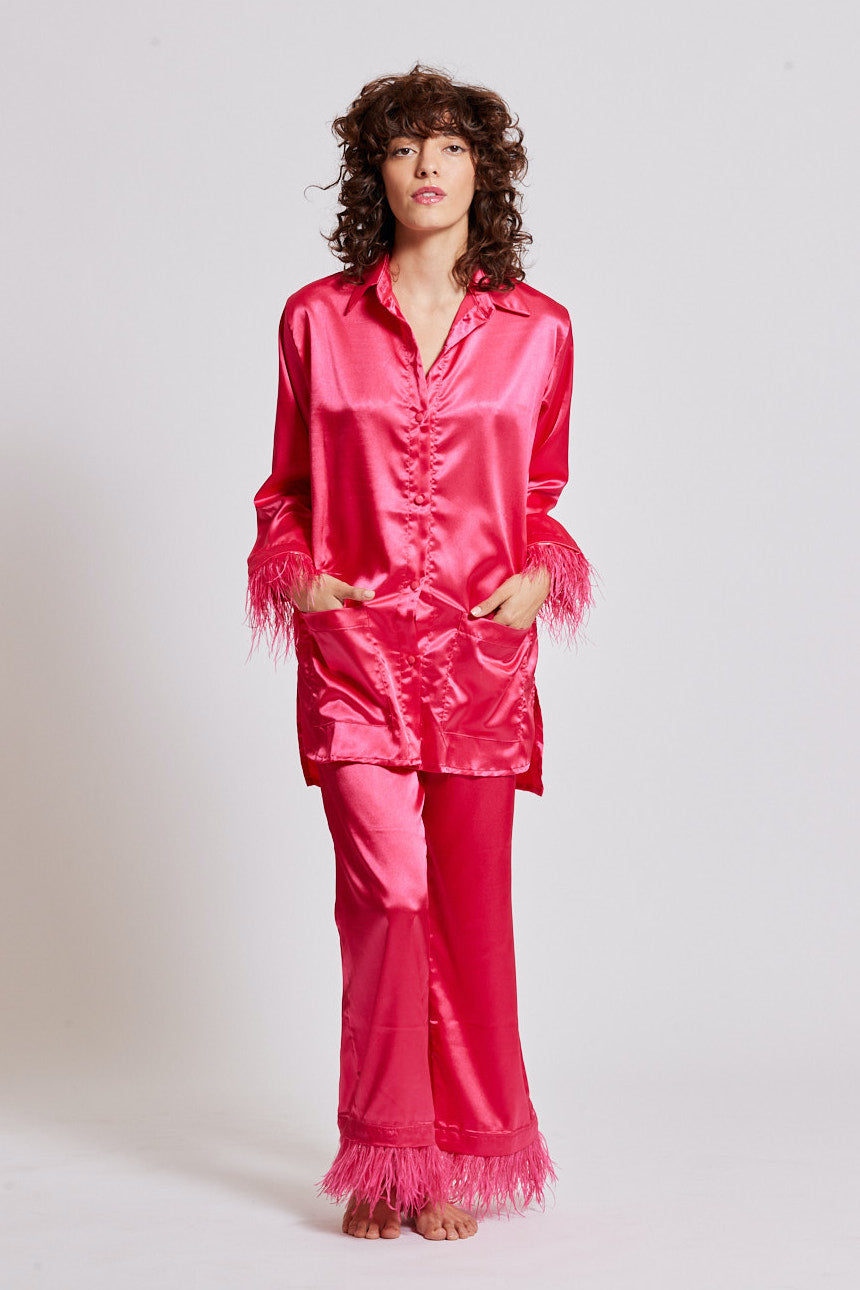 Maria Shirt in Fuchsia